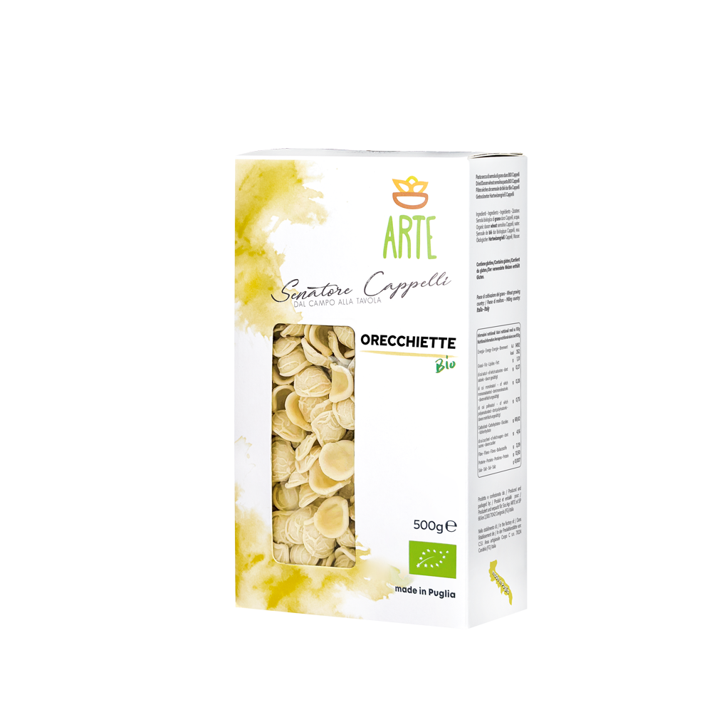 Orecchiette 2 crop Orecchiette Senatore Cappelli - Arteagricola pasta bio artigianale