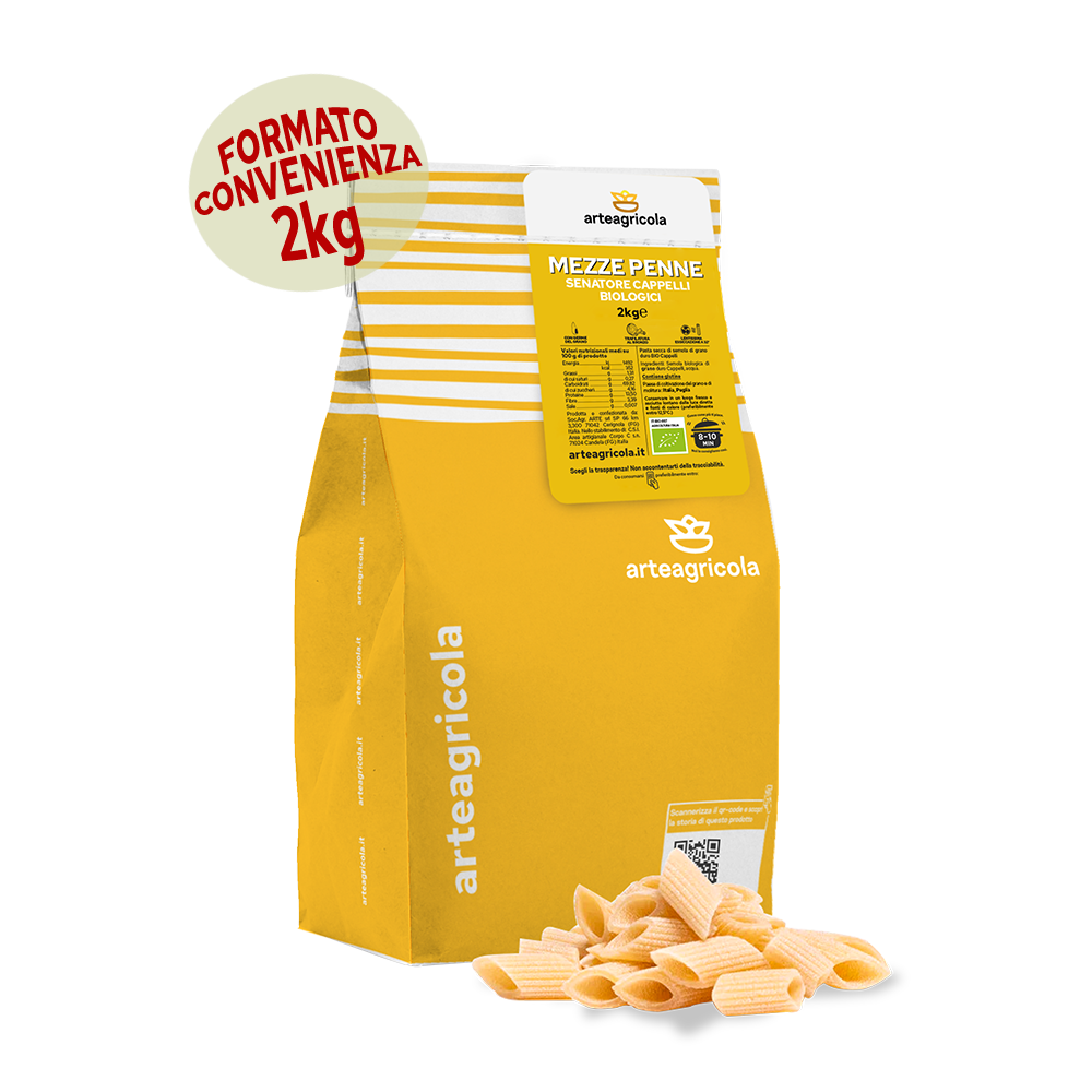 Mezze-Penne-2kg-GRUPPETTO-WEB Mezze Penne Senatore Cappelli formato 2kg - Arteagricola pasta bio artigianale