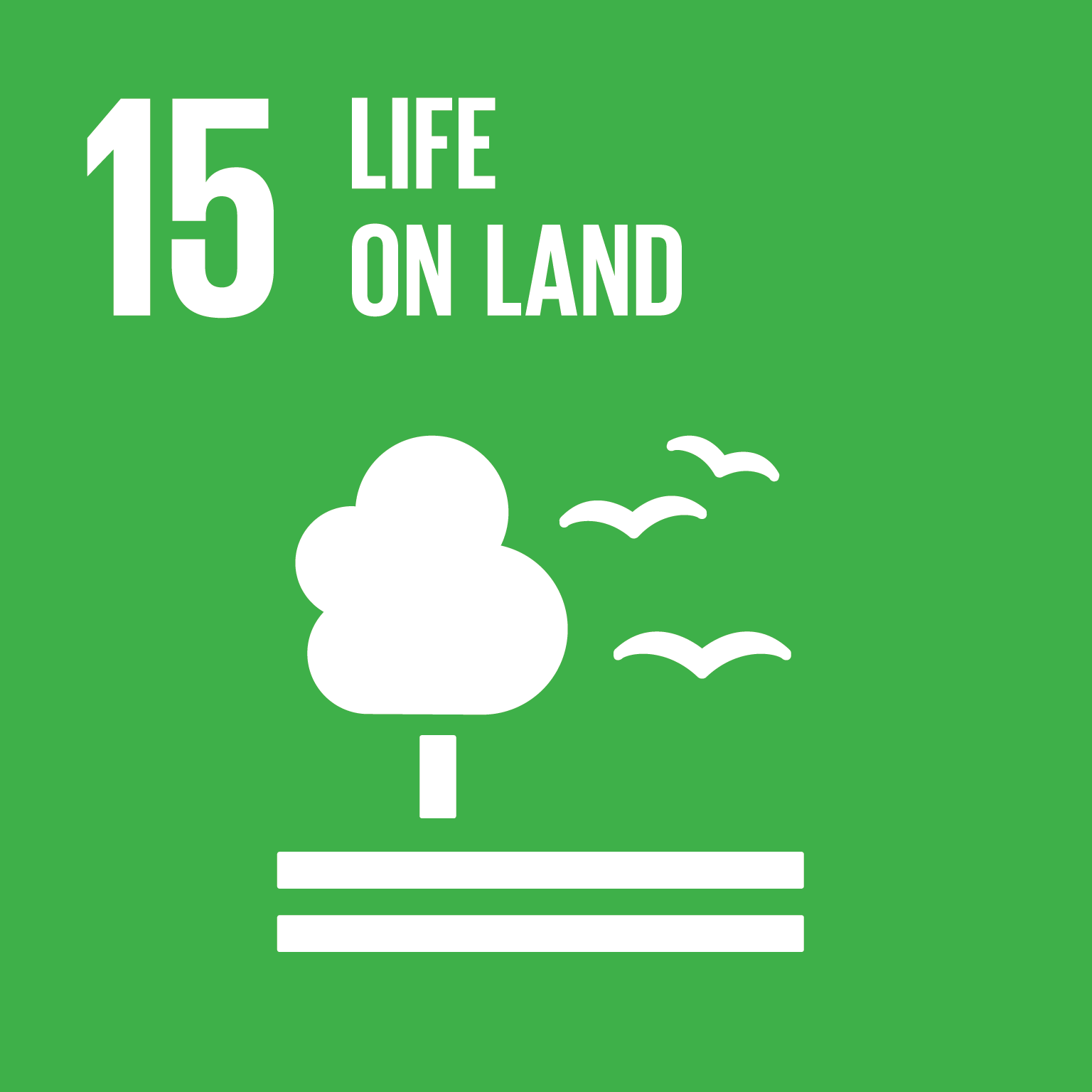 Icona ufficiale SDG 15 Agenda 2030 ONU - arteagricola